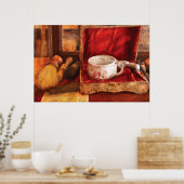 Poster Barbier - Soins pour raser (Cuisine)