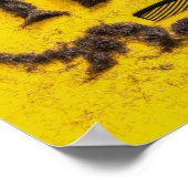 Poster Barbiers Symbole Tash fait de cheveux (Coin)