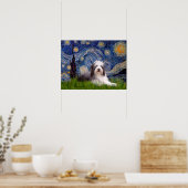 Poster Barbu 2 - Nuit étoilée (Cuisine)