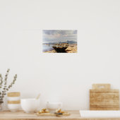 Poster Barca en la playa (Cuisine)