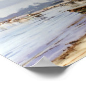 Poster Barca en la playa (Coin)