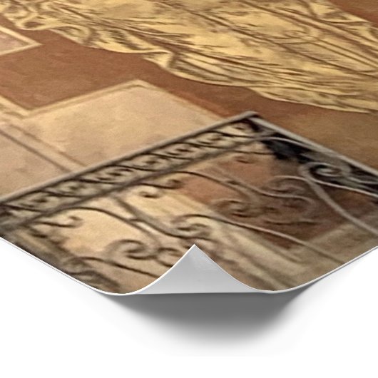 Poster Barcelona Wall (Coin)