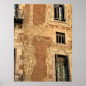 Poster Barcelona Wall (Devant)
