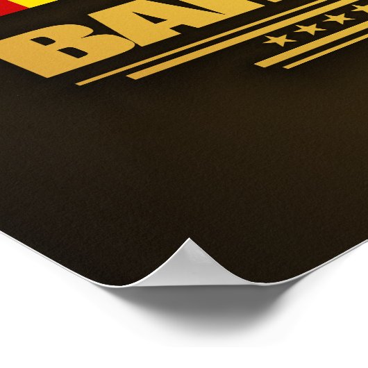 Poster Barcelone (Coin)