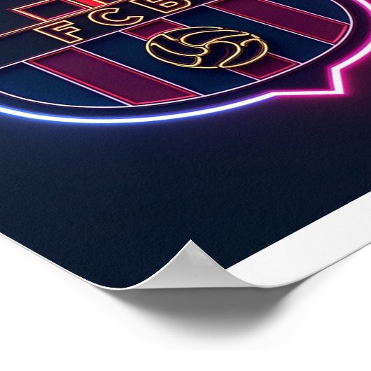 Poster Barcelone (Coin)
