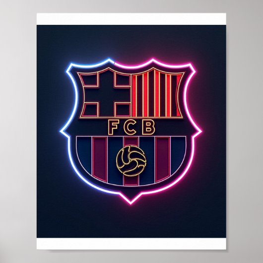 Poster Barcelone (Devant)