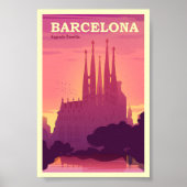 Poster Barcelone (Devant)