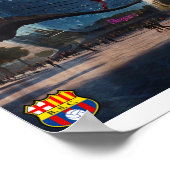 Poster Barcelone (Coin)
