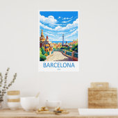 Poster Barcelone 10 (Cuisine)