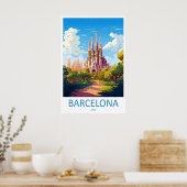 Poster Barcelone 11 (Cuisine)