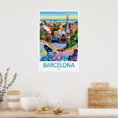 Poster Barcelone 12 (Cuisine)