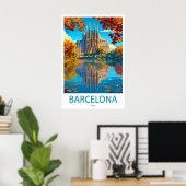 Poster Barcelone 13 (Bureau à domicile)