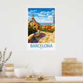 Poster Barcelone 17 (Cuisine)