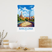 Poster Barcelone 18 (Cuisine)