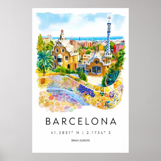 Poster Barcelone 19 (Devant)