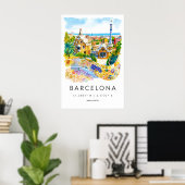 Poster Barcelone 19 (Bureau à domicile)