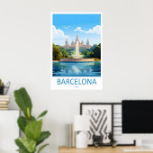 Poster Barcelone 5 (Bureau à domicile)