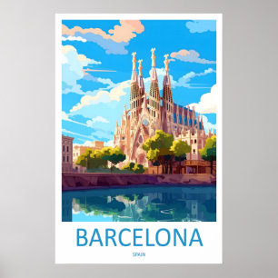 Poster Barcelone 8