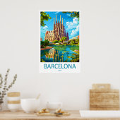 Poster Barcelone 9 (Cuisine)