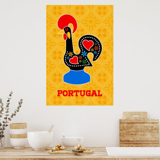 Poster Barcelos Rooster (Cuisine)