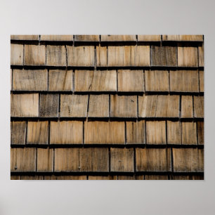 Poster Bardeaux de bois