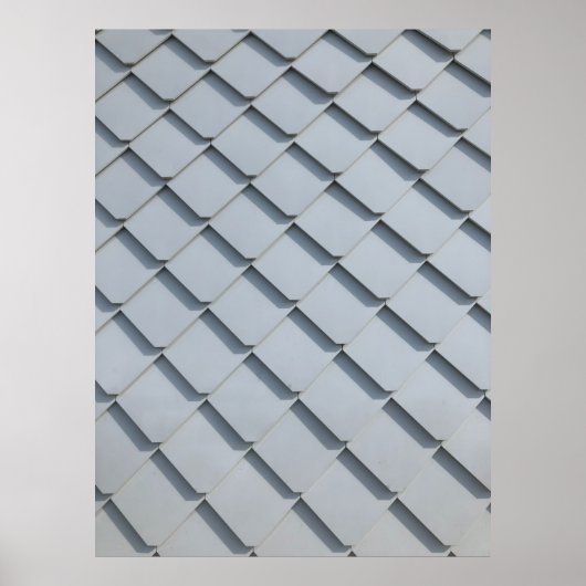 Poster Bardeaux de toit gris (Devant)