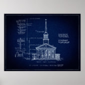 POSTER BARDSTOWN KENTUCKY CATHEDRAL BLUEPRINT (Devant)