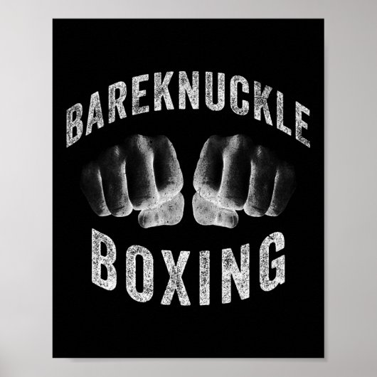 Poster Bareknuckkle Boxing Bareknuckle (Devant)