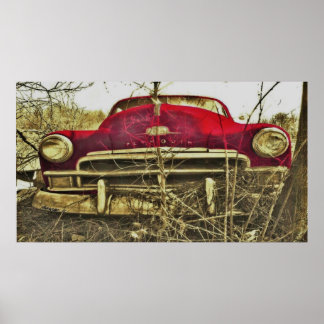 Poster BargasOeuvres Red Plymouth Deluxe Imprimer