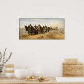 Poster Barge Haulers sur la Volga (Cuisine)