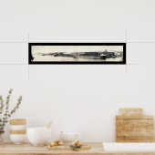 Poster Barges de charbon de Duluth MN Photo 1907 (Cuisine)