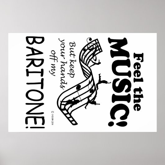 Poster Baritone Sent La Musique (Devant)