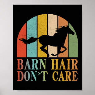 Poster Barn Cheveux Pas De Soins Cheval cavalier Équitati