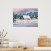 Poster BARN d'HIVER par SHARON SHARPE (Cuisine)