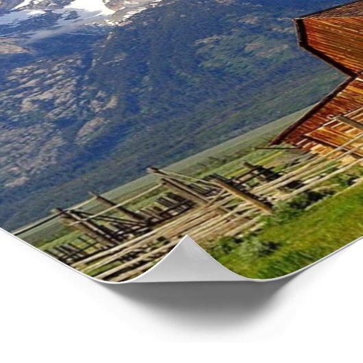 Poster Barn Grand Tetons (Coin)