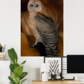Poster Barn Owl 🦉 (Bureau à domicile)