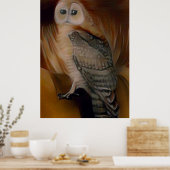 Poster Barn Owl 🦉 (Cuisine)