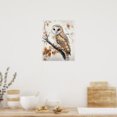 Poster Barn Owl Oisd Art Imprimer l'affiche (Cuisine)