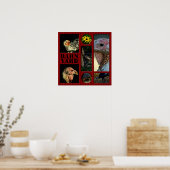 Poster Barn Yard Montage (Cuisine)