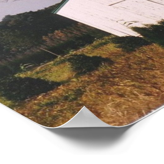 Poster Barne rustique (Coin)