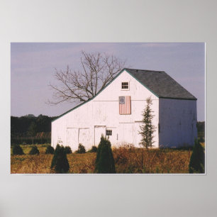Poster Barne rustique