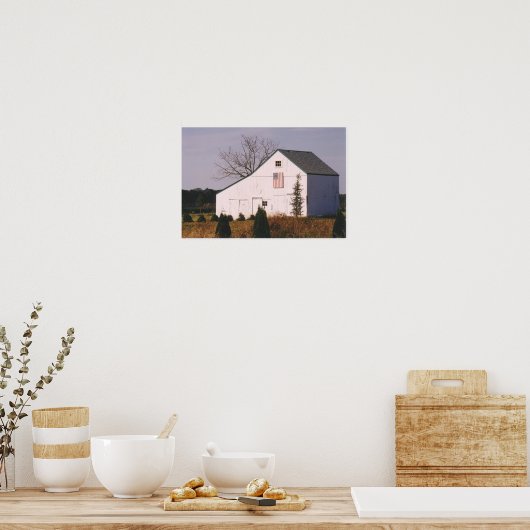 Poster Barne rustique (Cuisine)