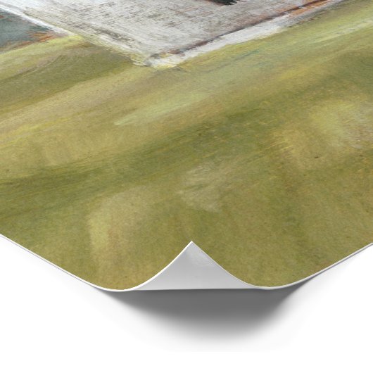 Poster Barne rustique (Coin)