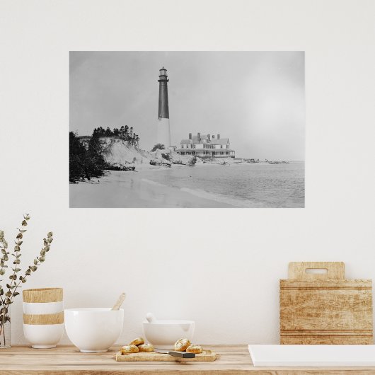 Poster Barnegat Lighthouse (Cuisine)