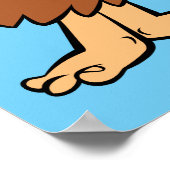 Poster Barney Rubble et Fred Flintstone (Coin)