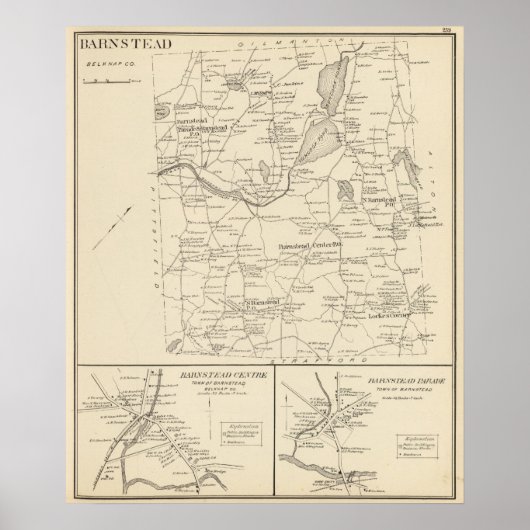 Poster Barnstead, Belknap Co (Devant)