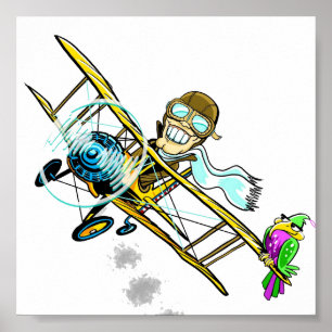 Poster Barnstormer Bob et Bird