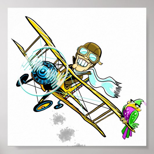 Poster Barnstormer Bob et Bird (Devant)