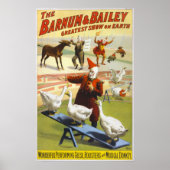 Poster Barnum & Bailey Circus - Circa 1900 (Devant)