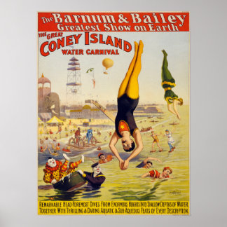 Poster Barnum & Bailey Circus - Circa 1900